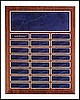 Perpetual Plaque with 24 Sapphire Plates (12"x15")